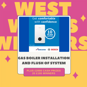 Gas boiler installation and heating system flush